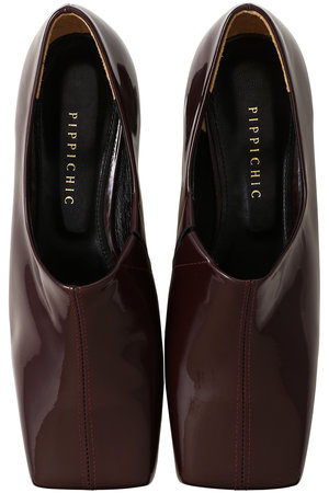 PIPPICHIC(ピッピシック)｜TOM パテントスリッポン/ボルドー の通販