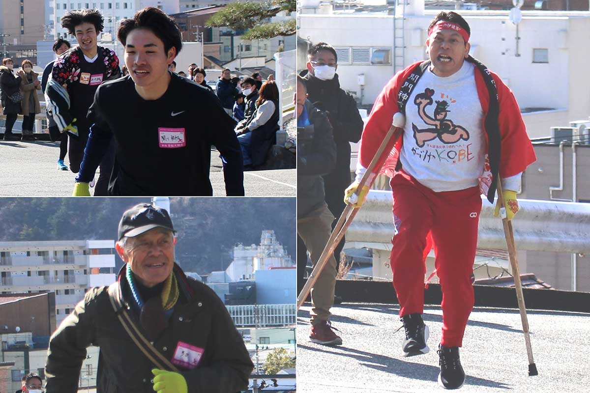 津波だ、逃げろ！」高台避難の教訓 震災知らない世代にも 新春韋駄天