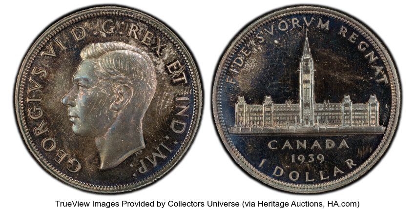 1 Dollar - George VI (Royal Visit) - Canada – Numista