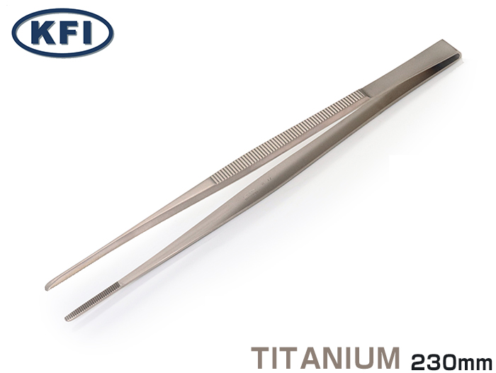 k-17チタンピンセット V18A 品番178113 全長180mm | コクゴeネット