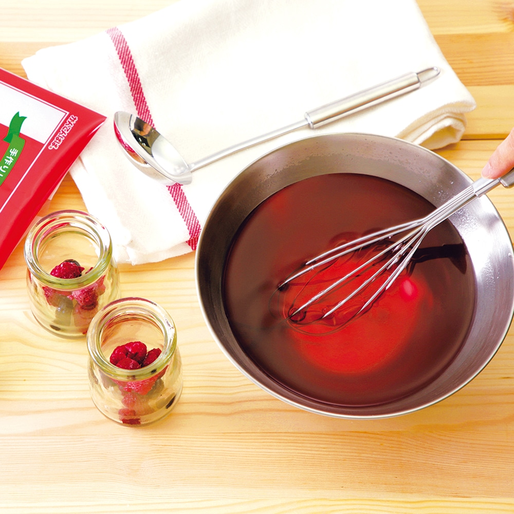 寒天の専門店】カップゼリー80℃ ストロベリー味(2袋入): スイーツ_