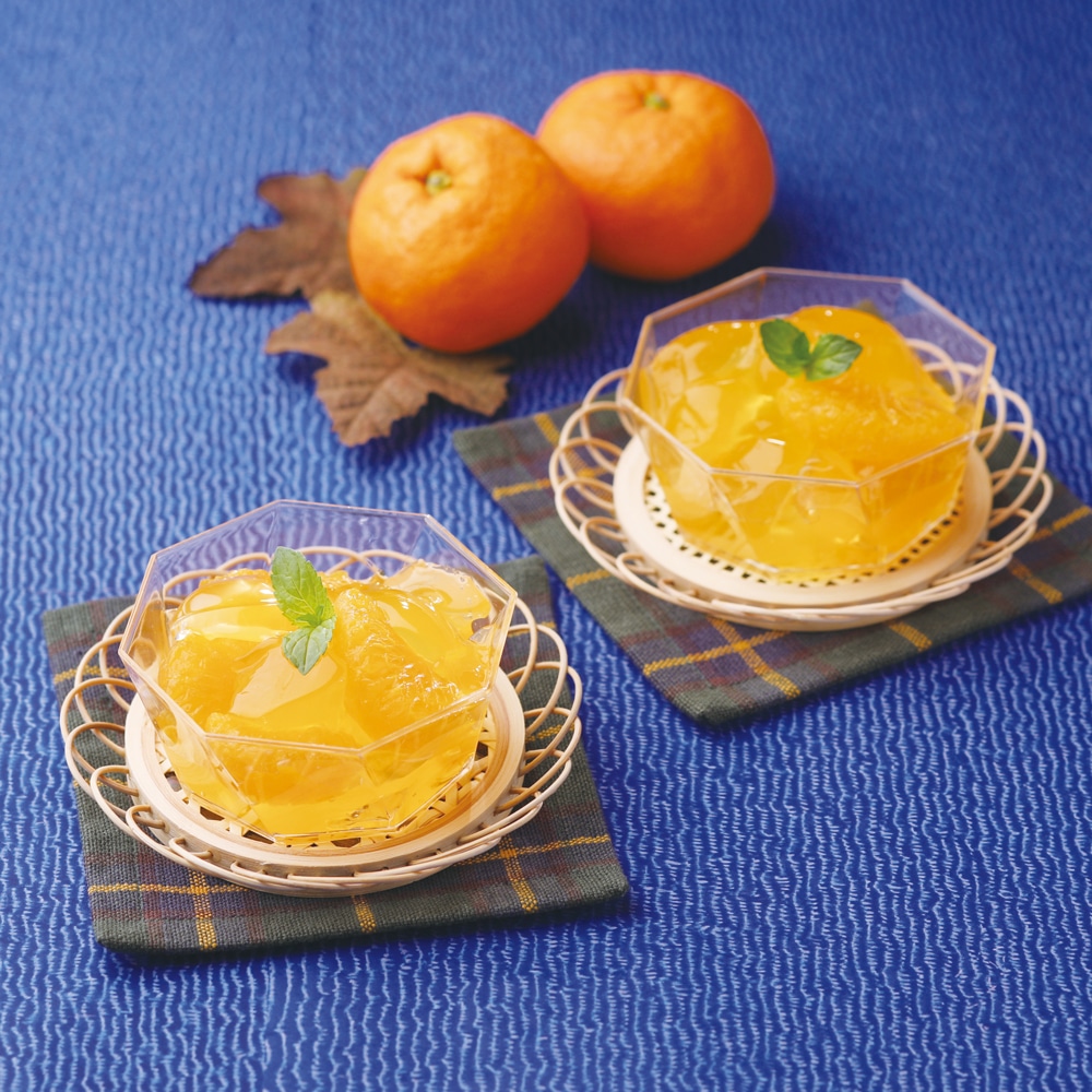 寒天の専門店】カップゼリー80℃ オレンジ味(2袋入): スイーツ_