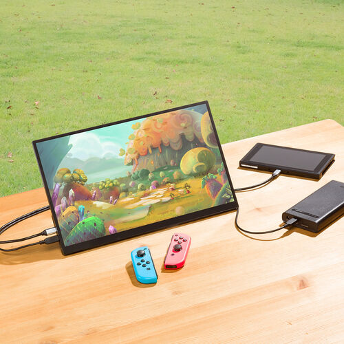 タッチ操作対応 モバイルモニター 15.6インチ フルHD USB Type-C HDMI
