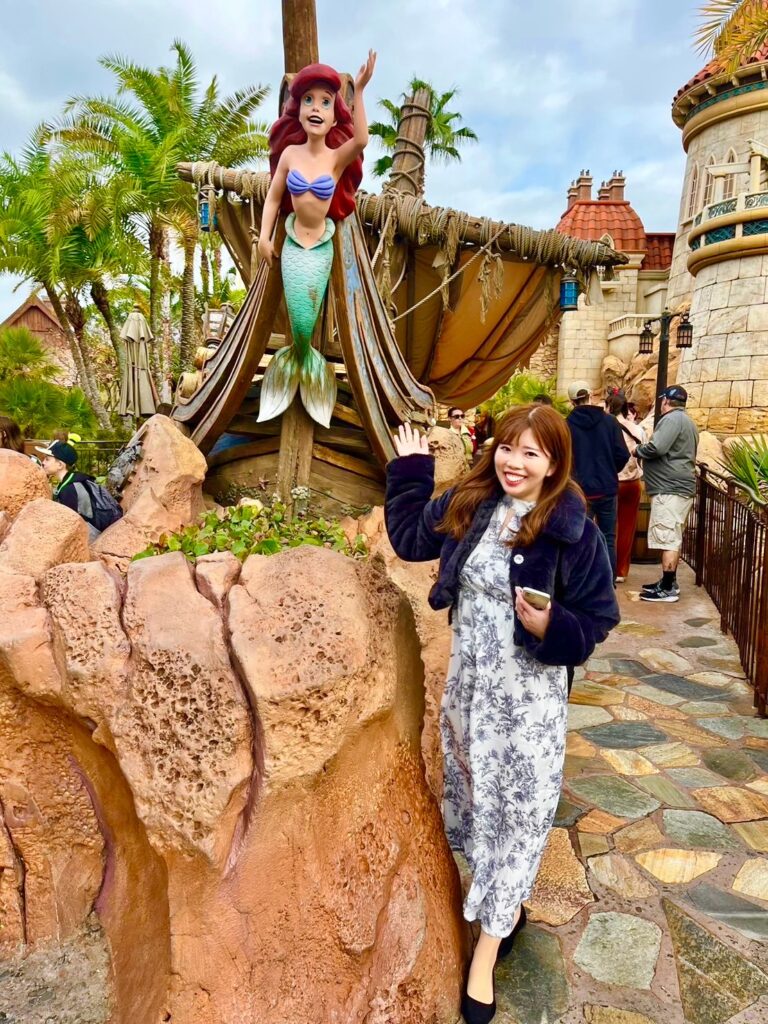 アメリカディズニー限定！アリエルと海の世界を体験出来る