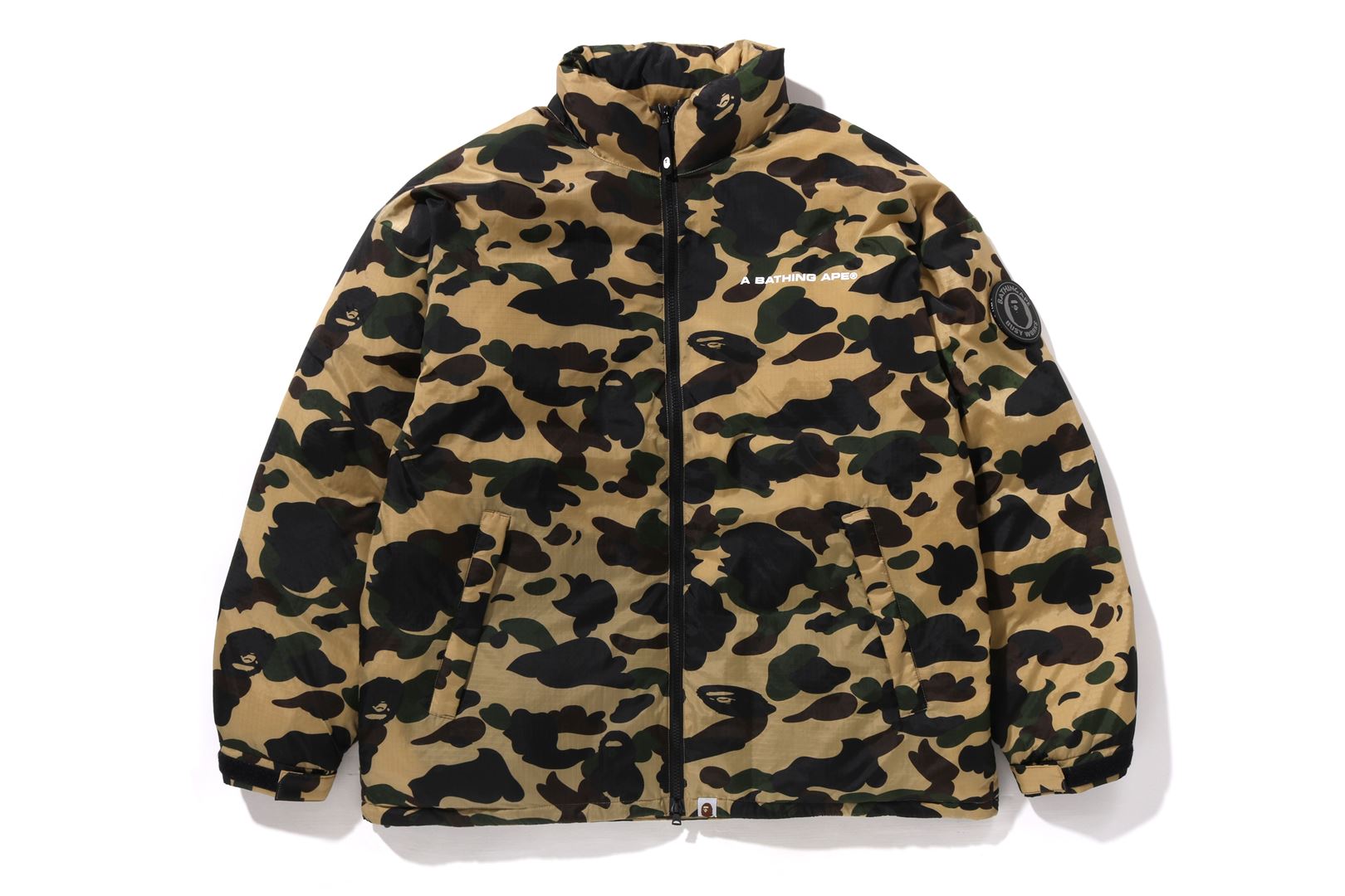 1ST CAMO DOWN JACKET – eu.bape.com