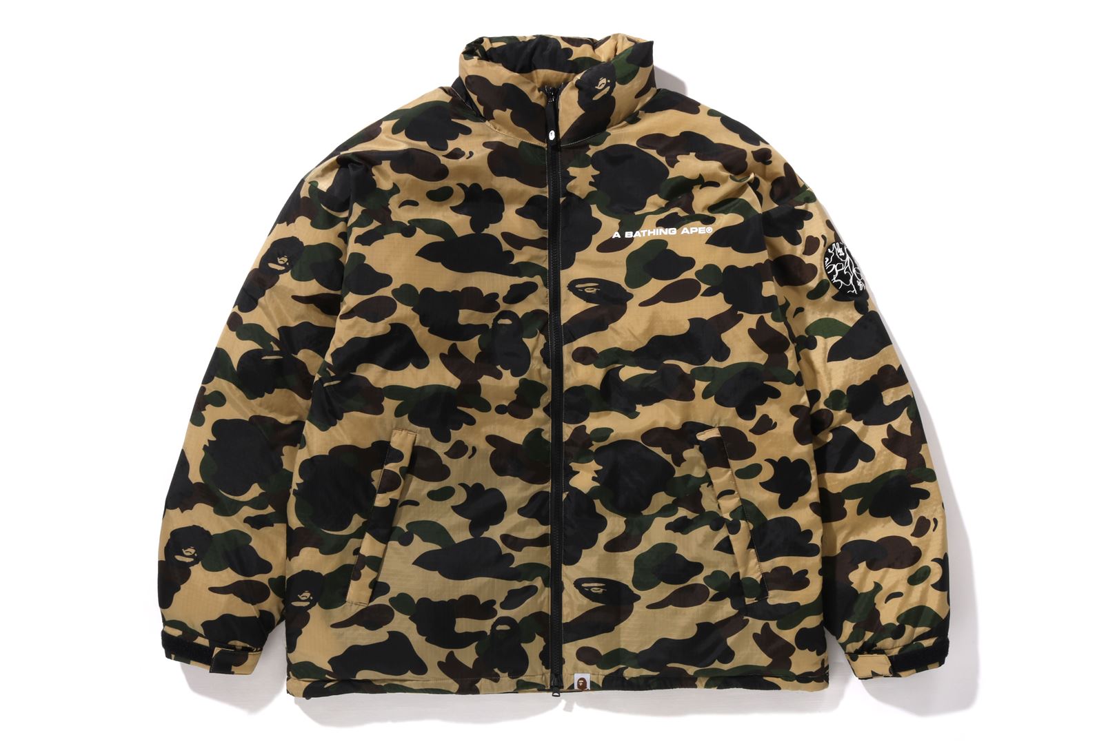 1ST CAMO DOWN JACKET – eu.bape.com