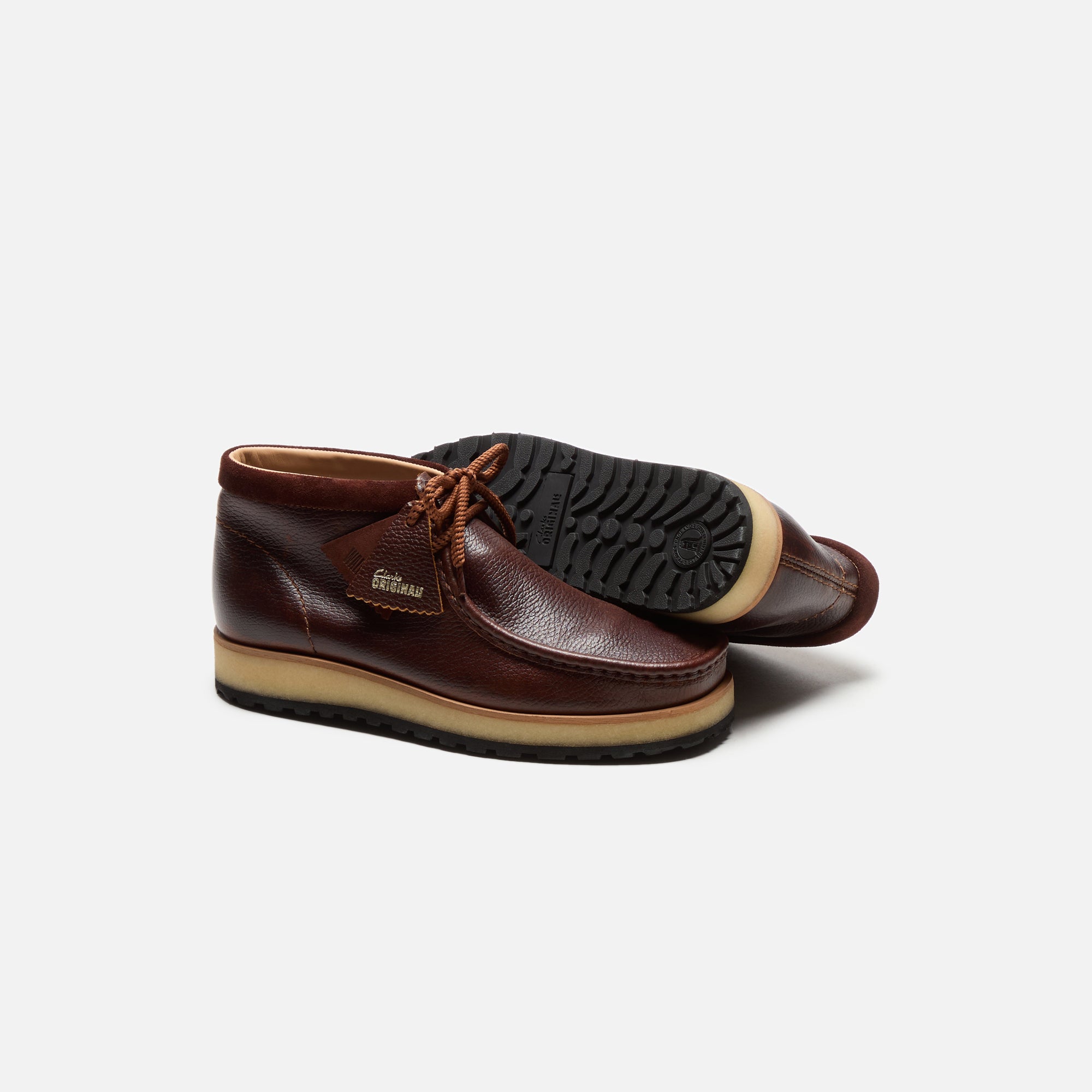 Clarks Wallabee Scout - Dark Tan Leather – Kith Europe