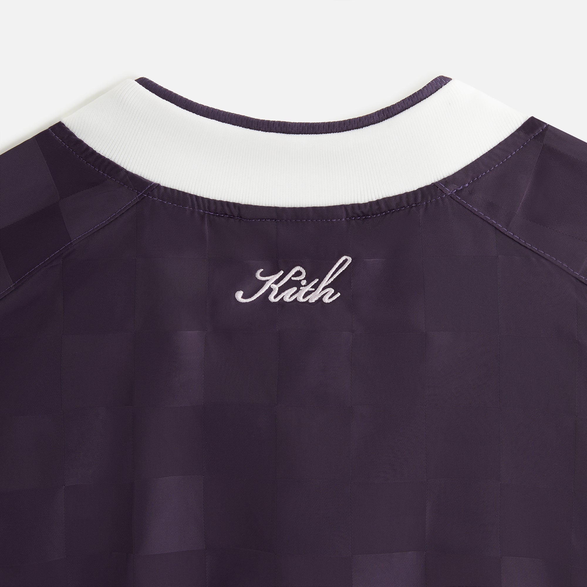 Kith Women Checkered Satin Dayton Combo Pullover - Nightshade