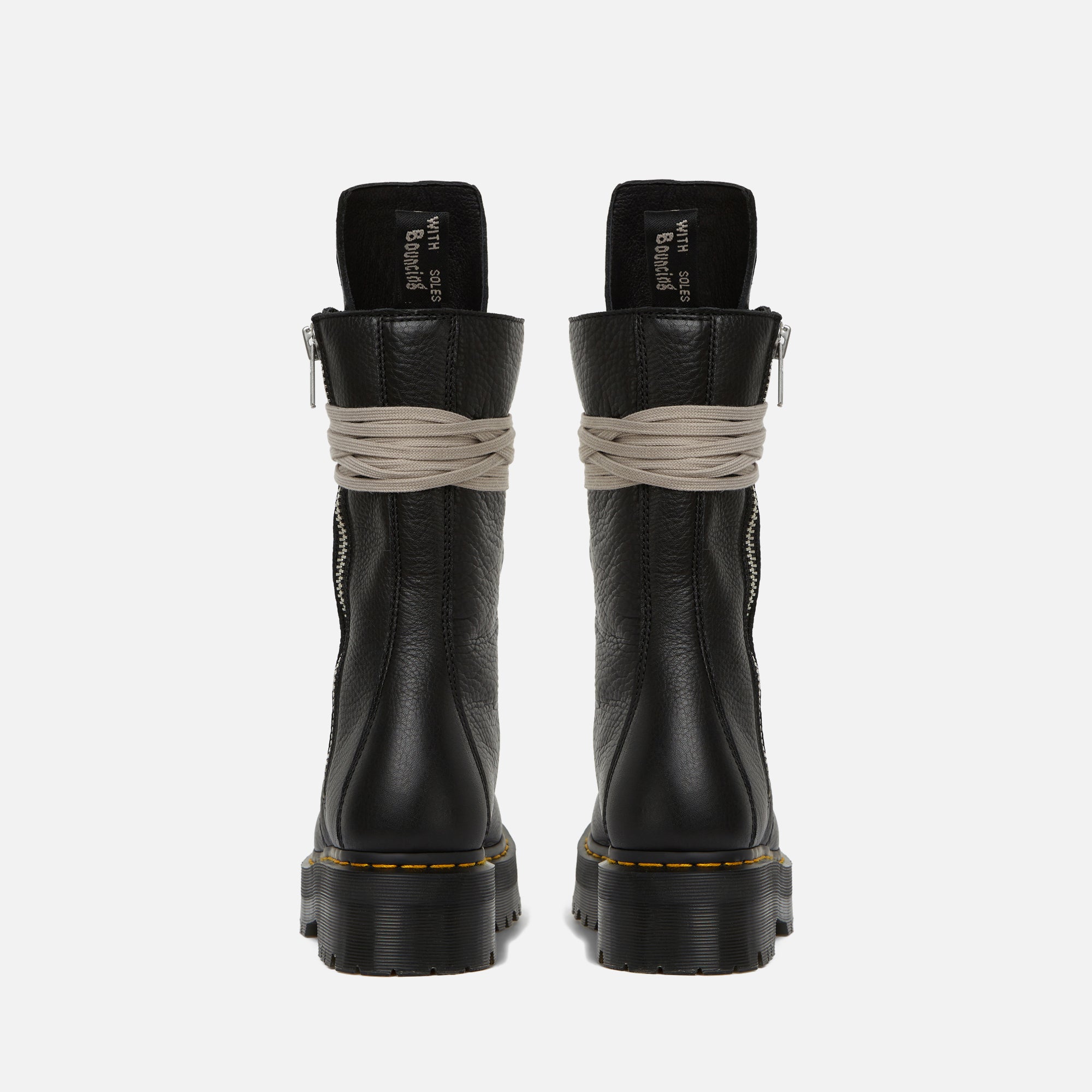 Dr. Martens x Rick Owens Quad Sole Calf Length Boot - Black – Kith