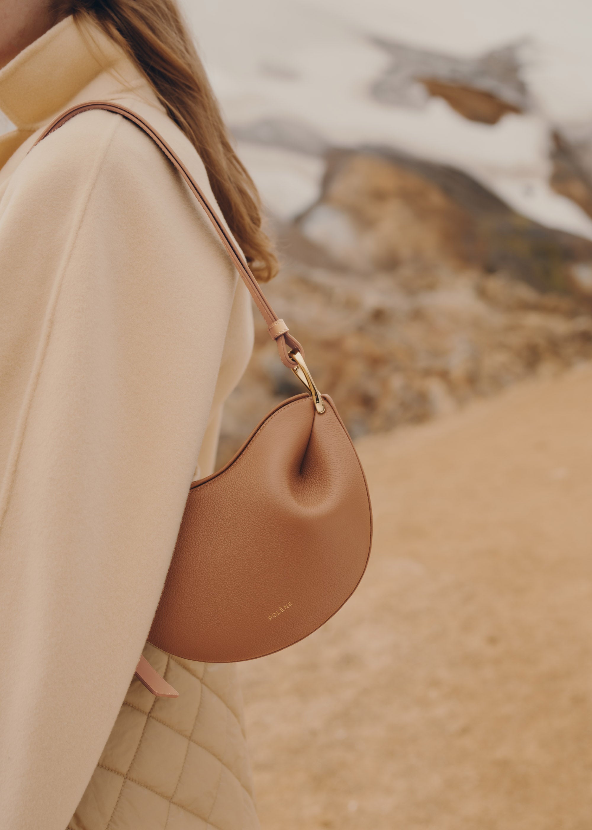 Polène | Bag - Tonca - Duo Camel – Polène EU