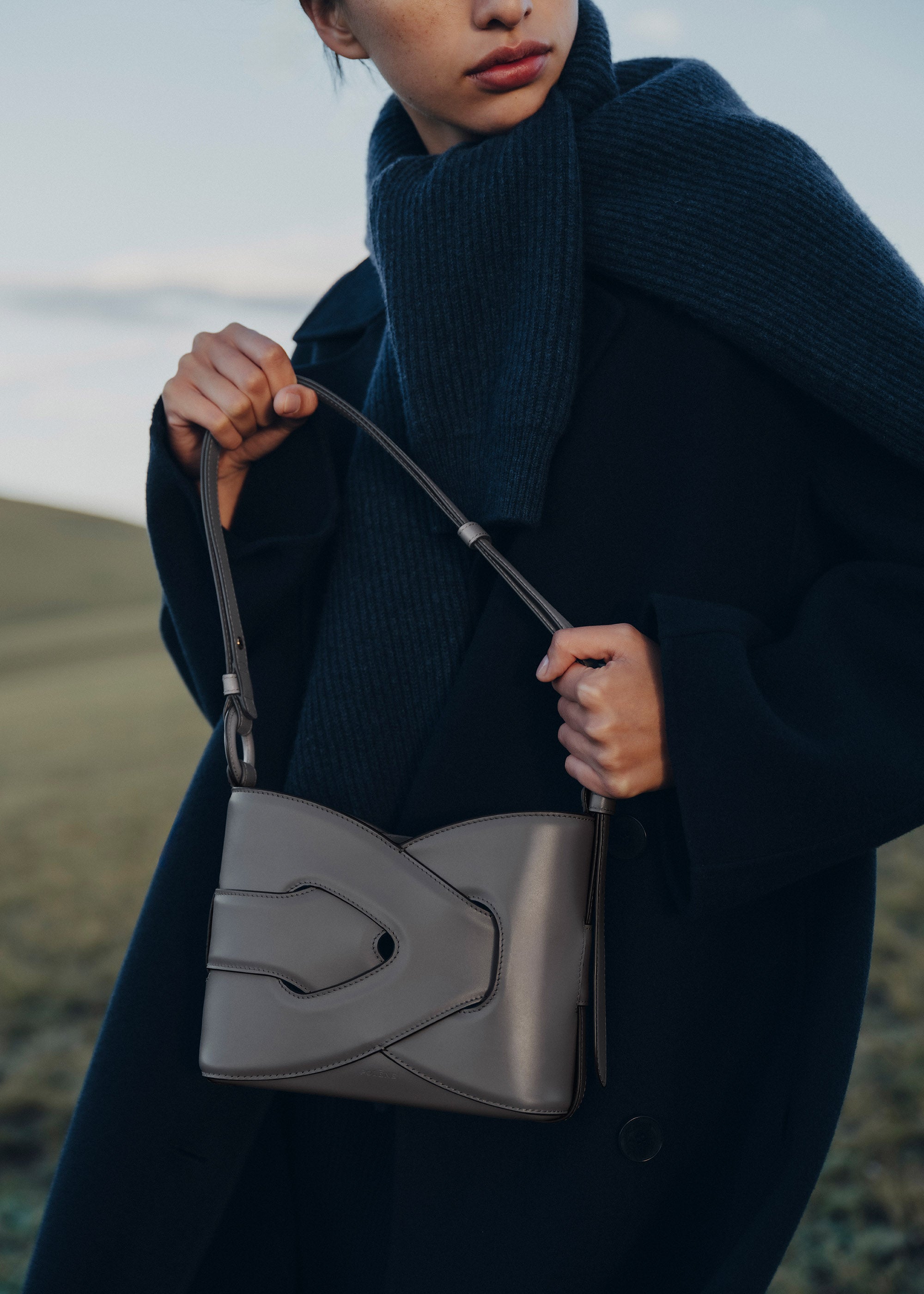 Polène | Bag - Nodde - Smooth Stone – Polène EU