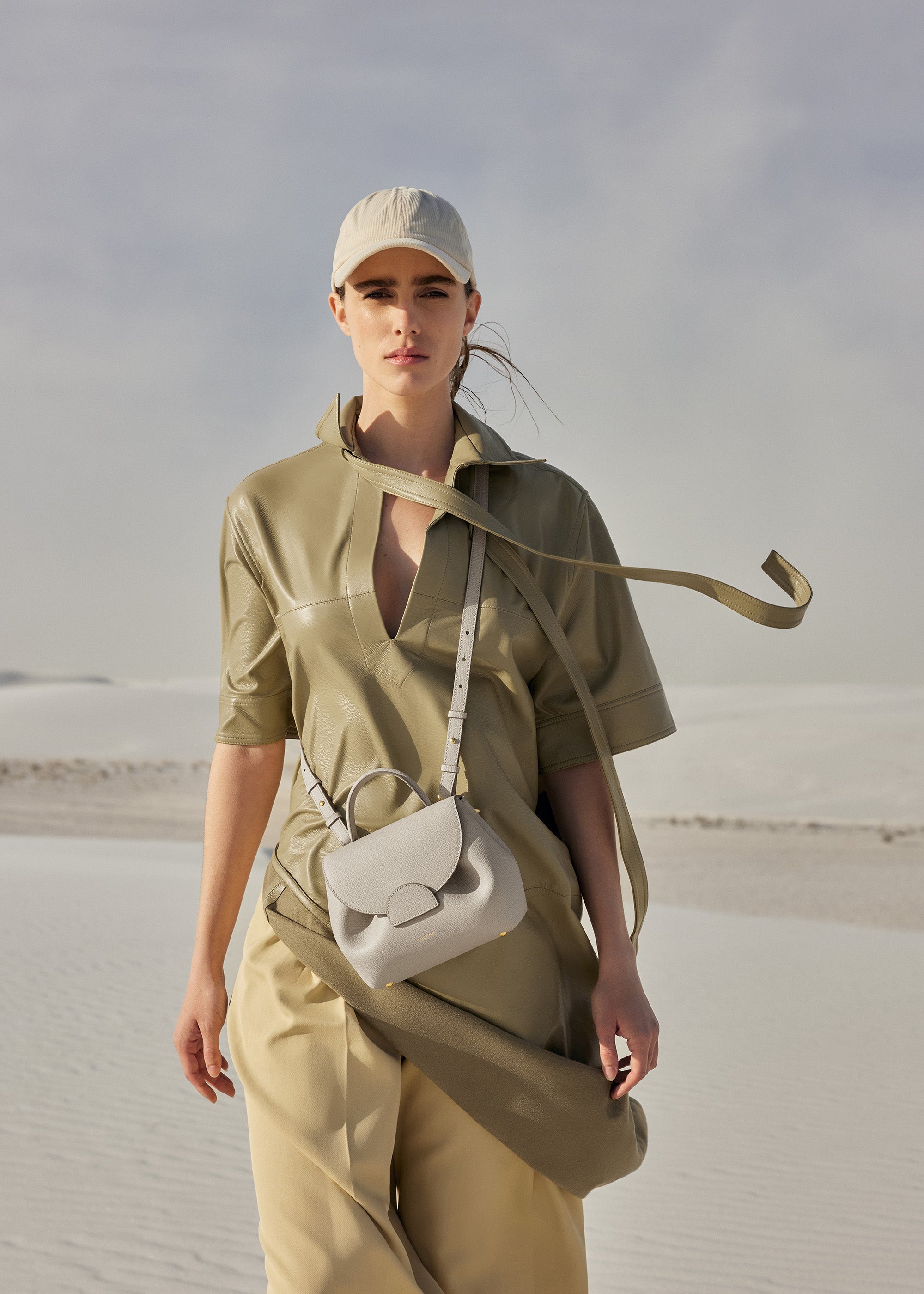 Polène | Bag - Numéro Un Nano - Textured Chalk – Polène EU