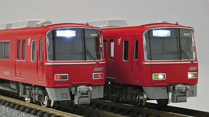 名鉄 3500系 機器更新車・行先表示点燈 – 新製品紹介