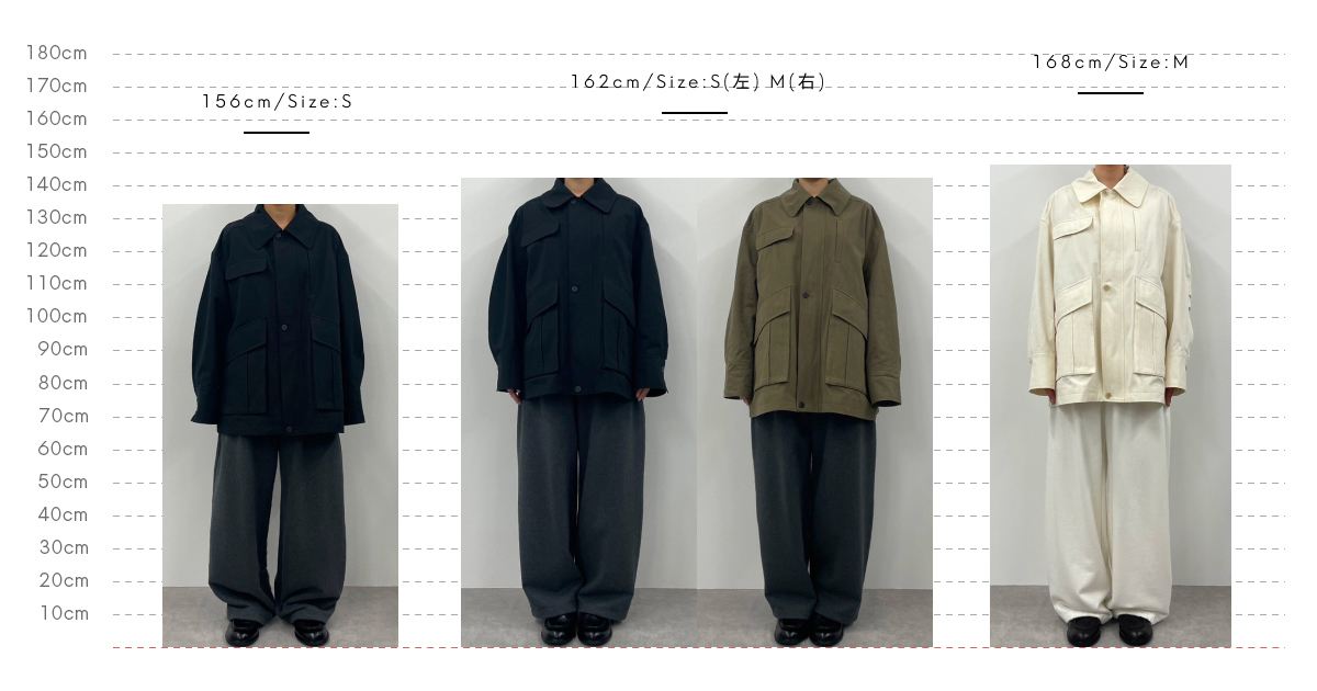 2025 SPRING PRE ORDER - 身長サイズ参考 │ ETRE TOKYO official