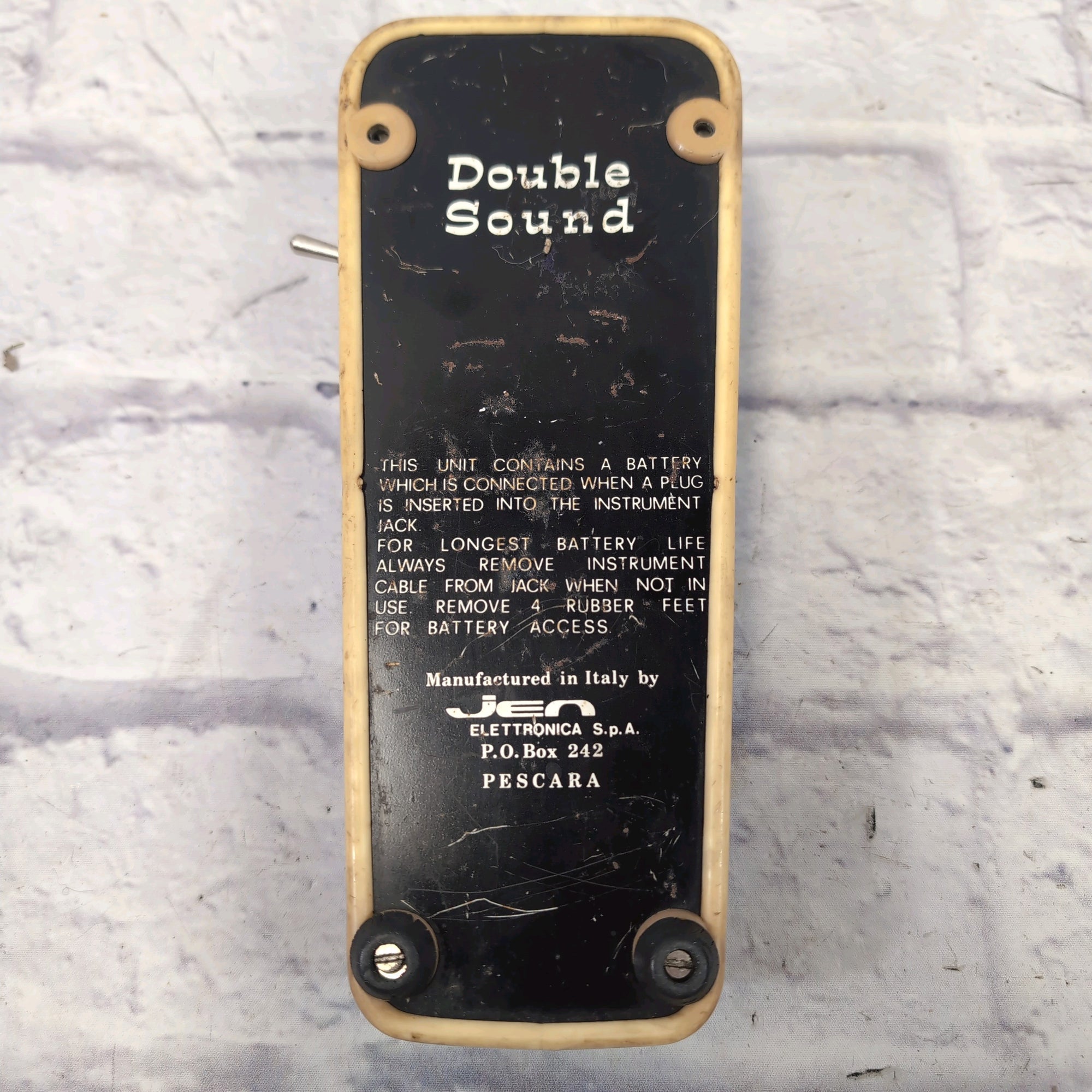 Jen Vintage Double Sound Fuzz Wah Pedal - Evolution Music