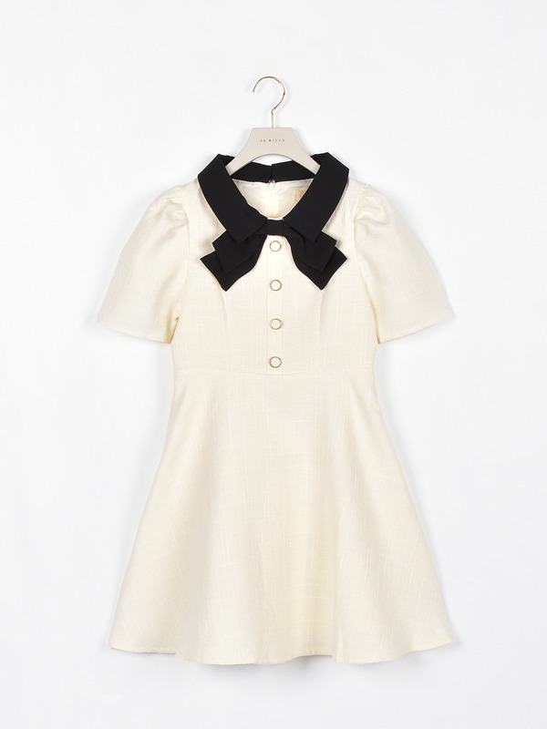 リボンツイードミニワンピース｜evelyn（エブリン）公式通販サイト