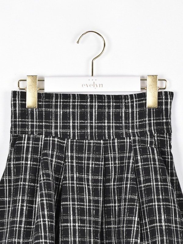 ツイードダブルフレアスカート｜evelyn（エブリン）公式通販サイト