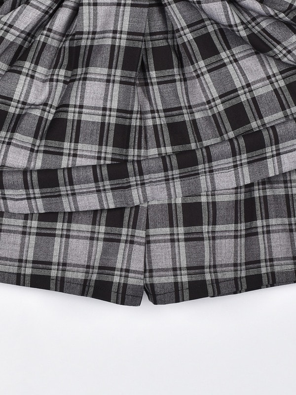 フロントリボンチェックロンパース｜evelyn（エブリン）公式通販サイト