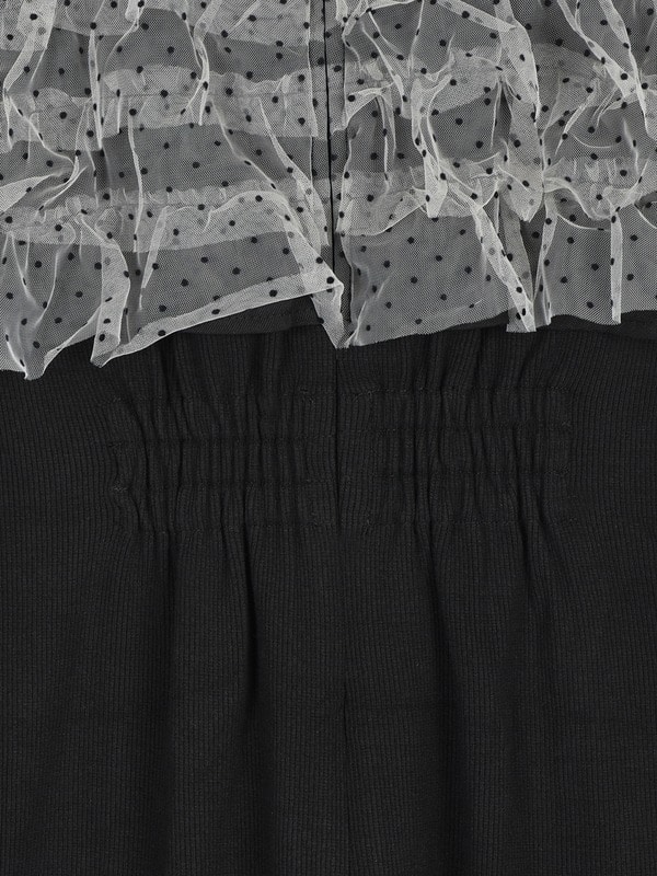 ドットシアードッキングワンピース｜evelyn（エブリン）公式通販サイト