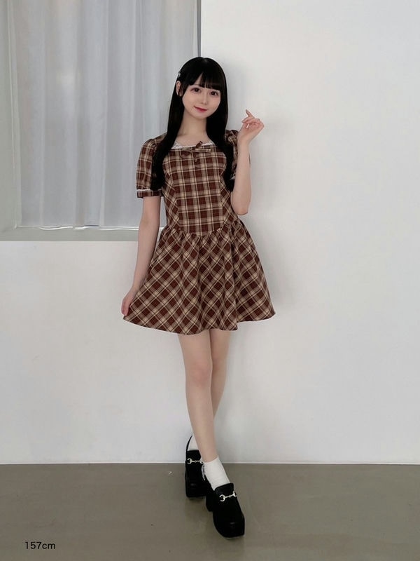 スクエアネックフレアワンピース｜evelyn（エブリン）公式通販サイト