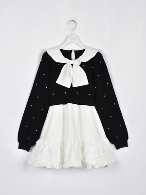 襟タックミニワンピース｜evelyn（エブリン）公式通販サイト