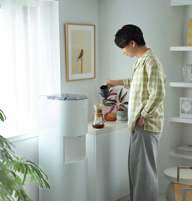 浄水】たっぷり“使いやすい”ウォーターサーバーevery frecious tall
