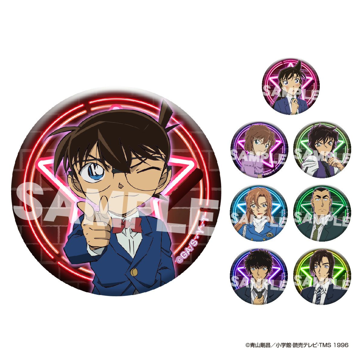 アイアップ公式通販】名探偵コナン グリッター缶バッジ vol.4｜名探偵