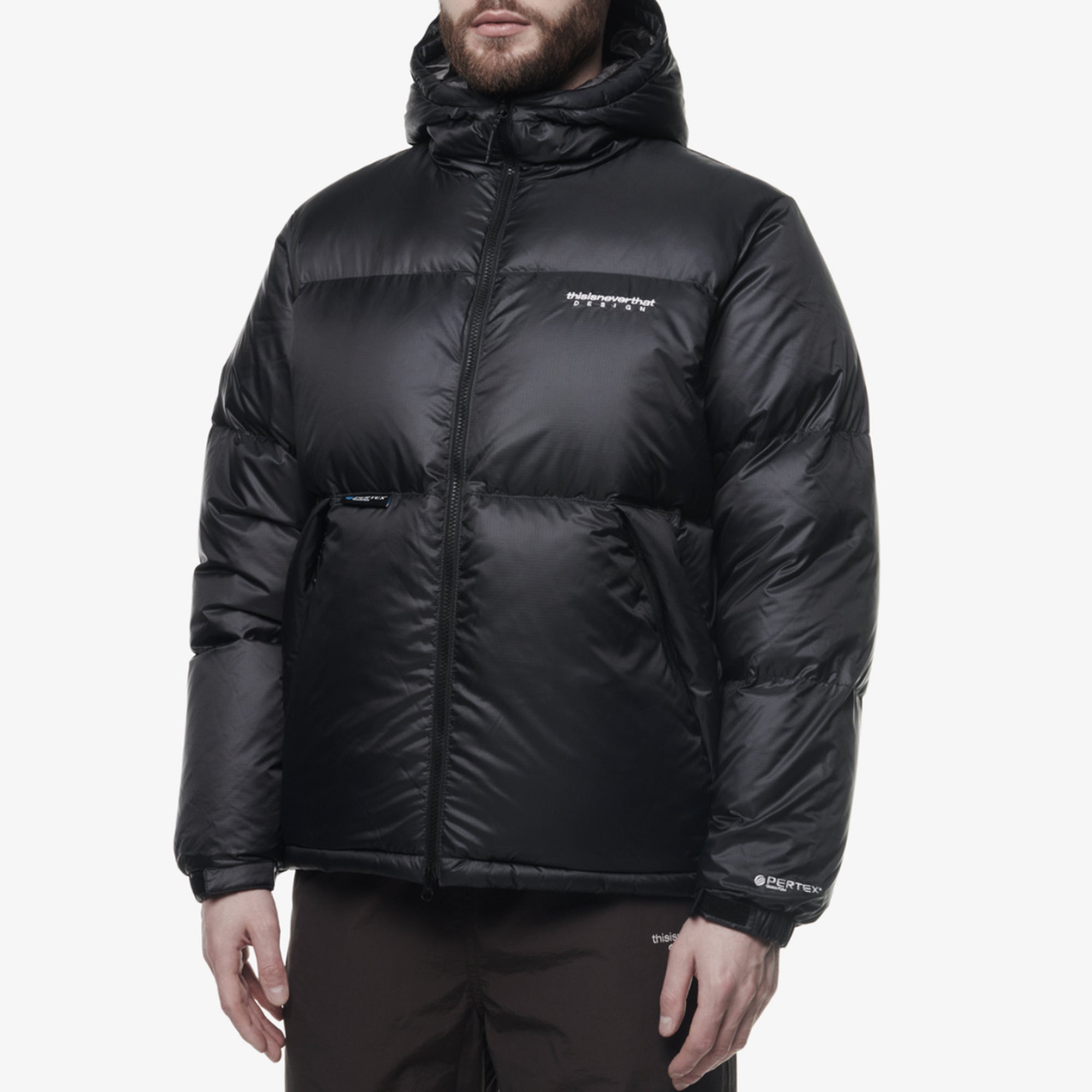 Thisisneverthat Mens Pertex Recycled Down Jacket – Extra Butter