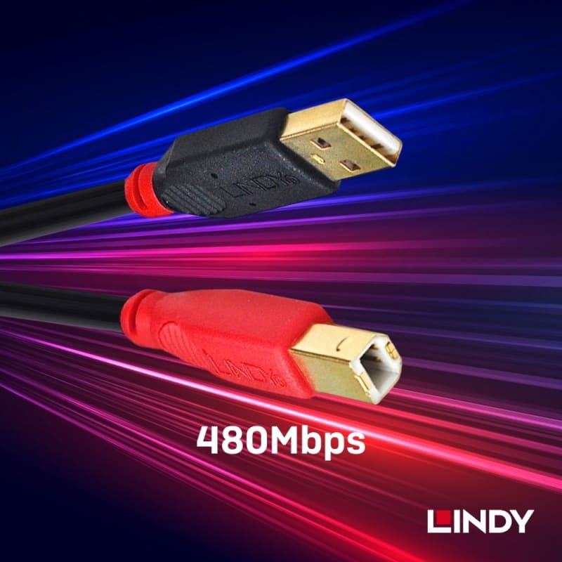 42761】10m USB2.0 Type-A to Type-B アクティブ延長ケーブル