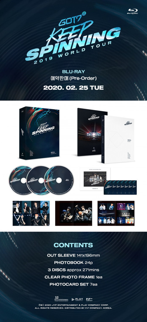 GOT7 2019 WORLD TOUR 'KEEP SPINNING' IN SEOUL DVD & BLU-RAY