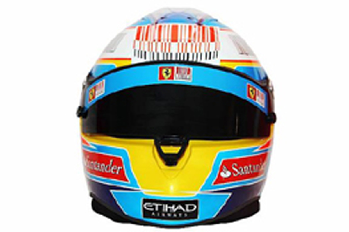 フェルナンド・アロンソ ヘルメット （2010年） 【 F1-Gate .com 】
