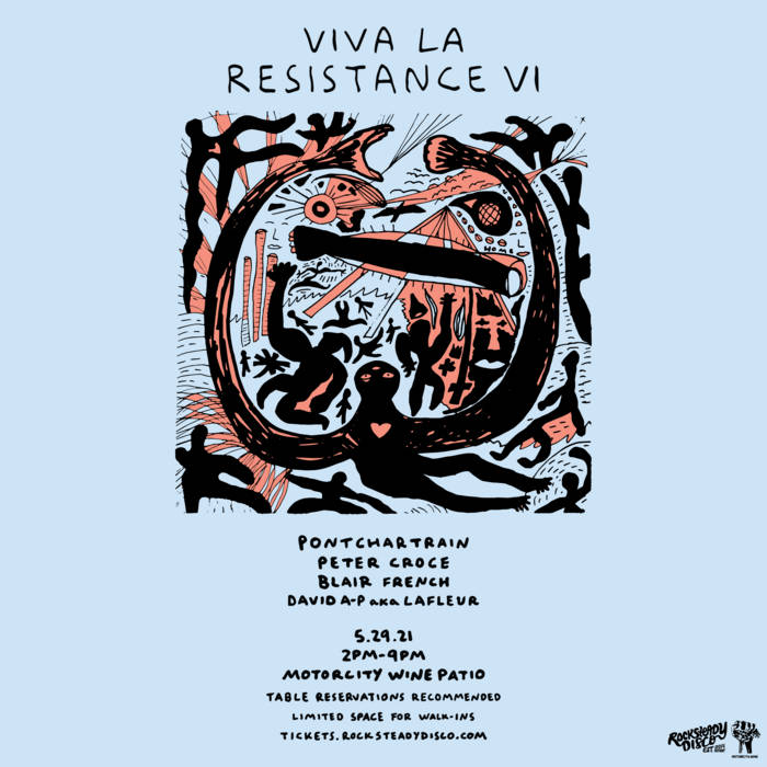 Viva La Resistance VI Saturday 5/29/21 on MotorCity Wine's Patio