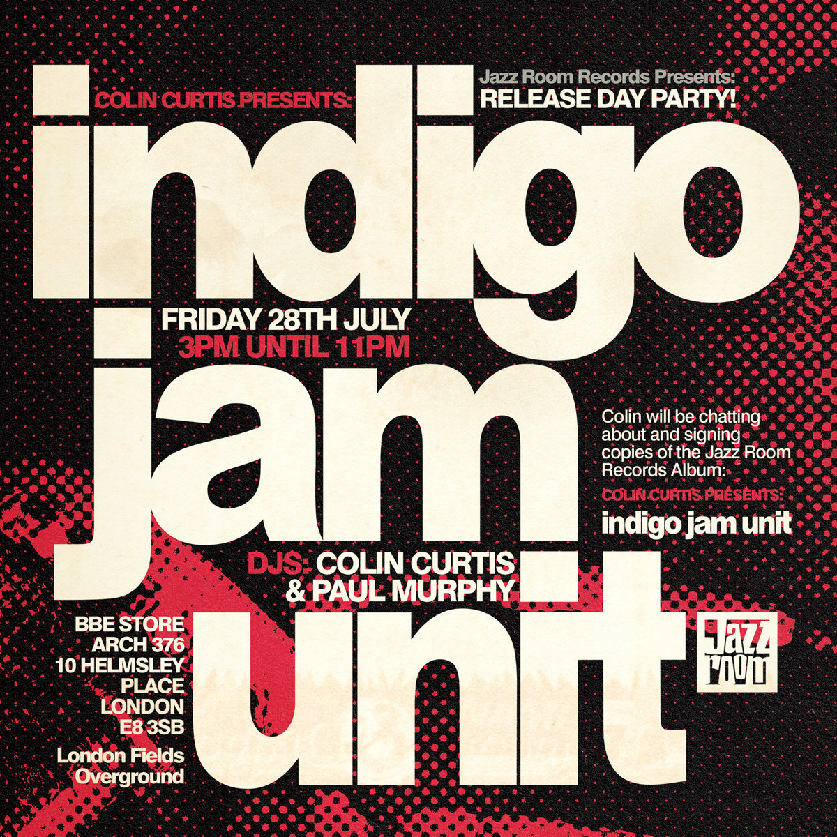 Colin Curtis Presents: indigo jam unit | indigojamunit