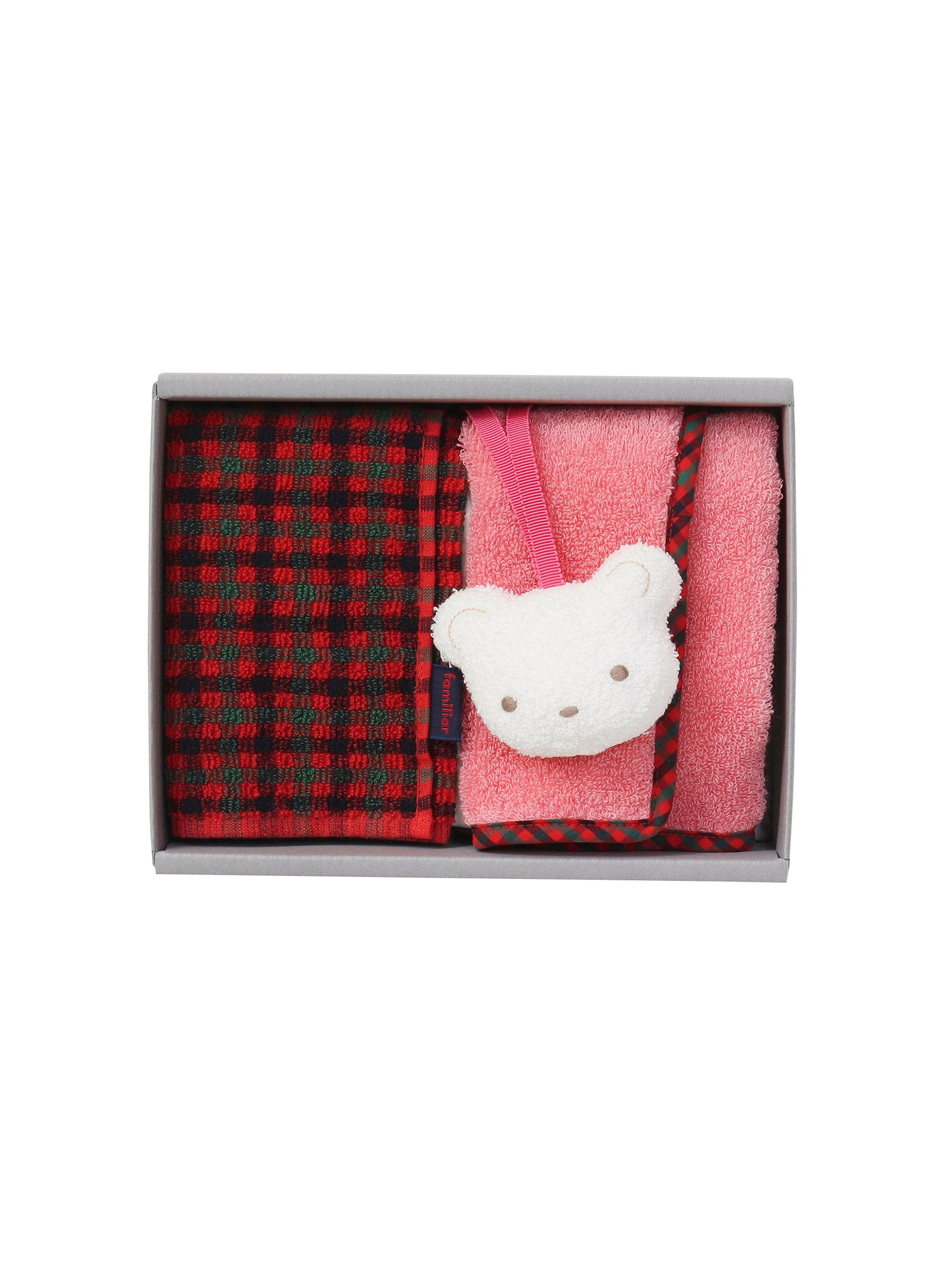 ギフトセット（タオルハンカチ2枚・マスコット）｜ファミリア公式