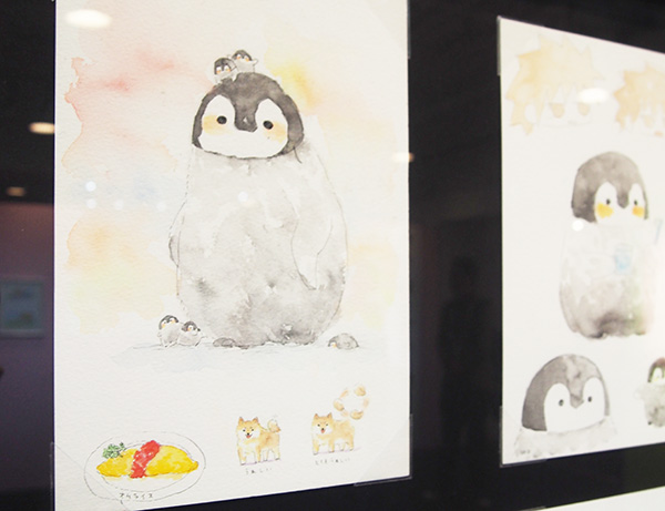全国初開催のコウペンちゃん原画展 開場前に200人が大行列