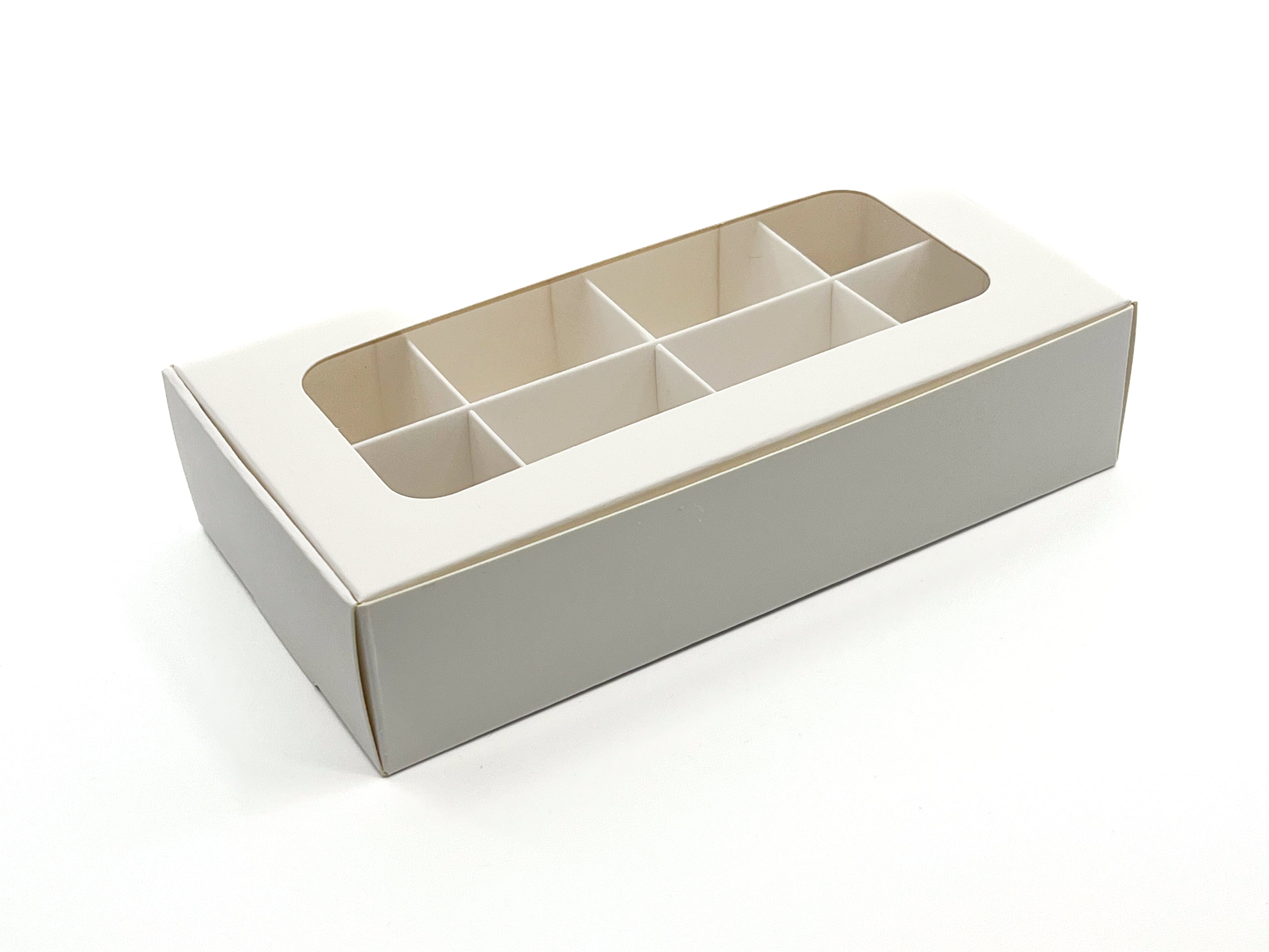 Treat Box with Window and Dividers - X-Small (8-compartment