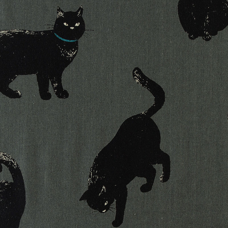 Fairy Cotton / 黒ネコ チャコール・グレー