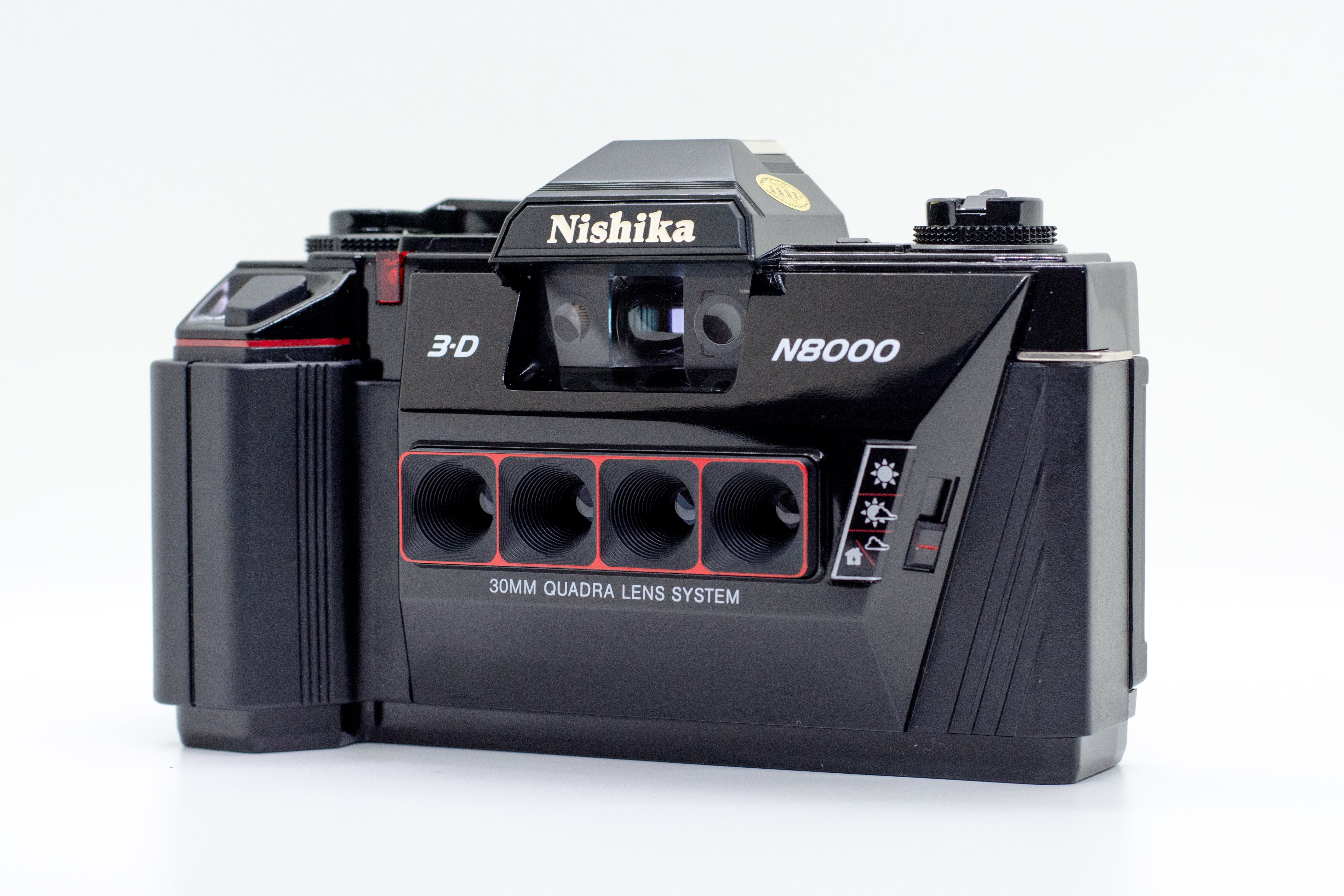 Nishika N8000 3D 35mm Film Camera + Flash IN ORIGINAL BOX – FAR