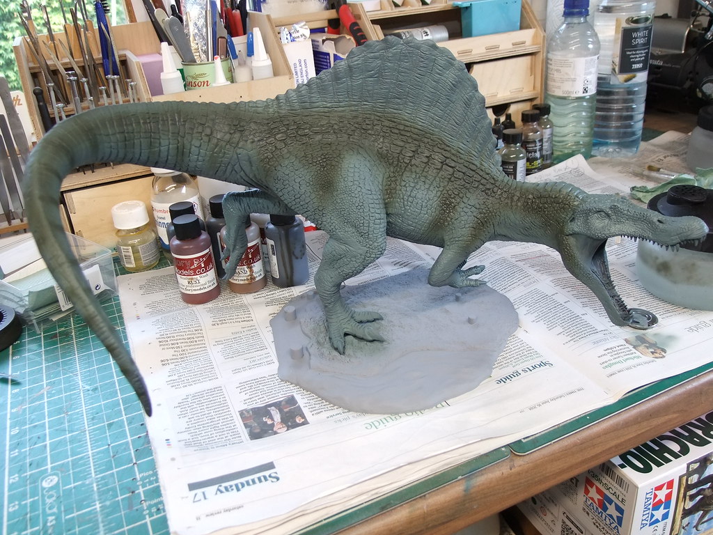 Spinosaurus - Pegasus Hobbies 1/24 Diorama set - Figure Work In