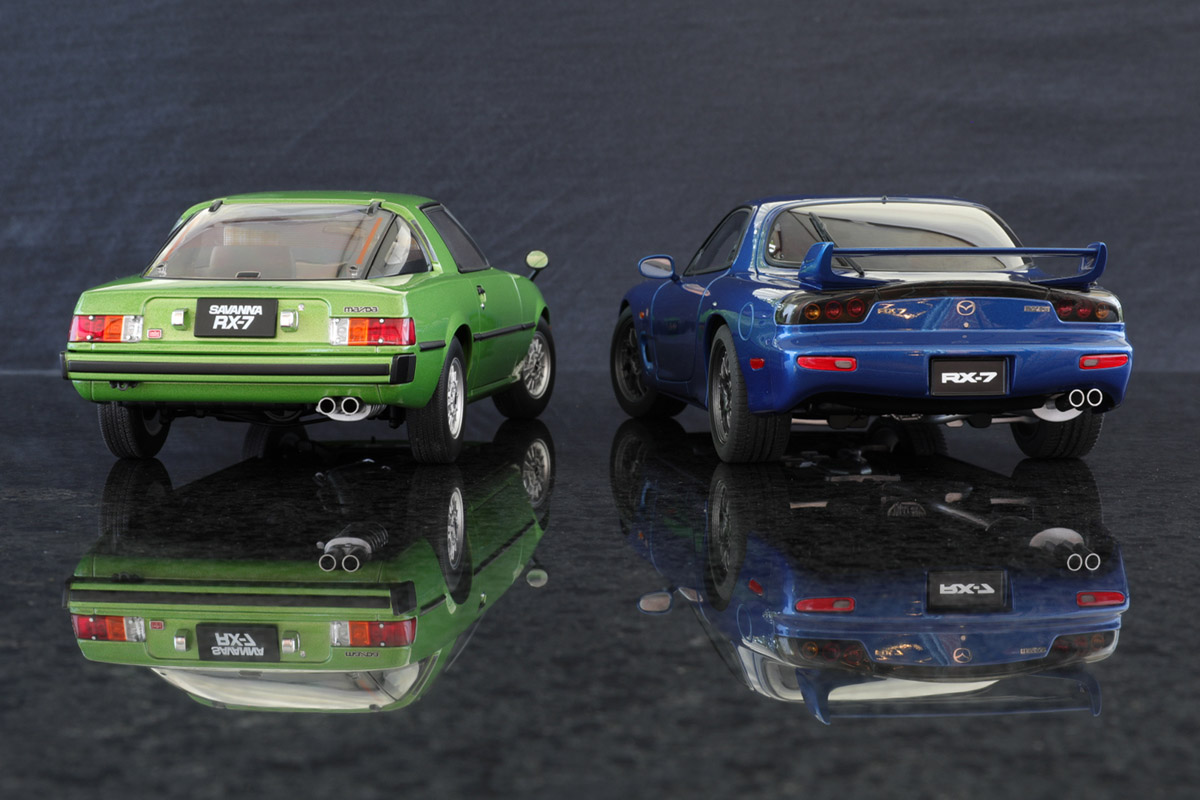 AUTOart 1:18 Mazda RX-7 (SA22C) Savanna (green) fresh photos