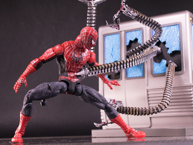 レビュー ToyBiz 映画『スパイダーマン2』6インチフィギュア アソート2