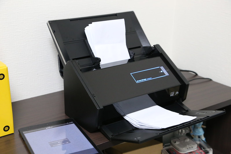 ScanSnap iX500】高速ドキュメントスキャナ、開封の儀！〜初めての