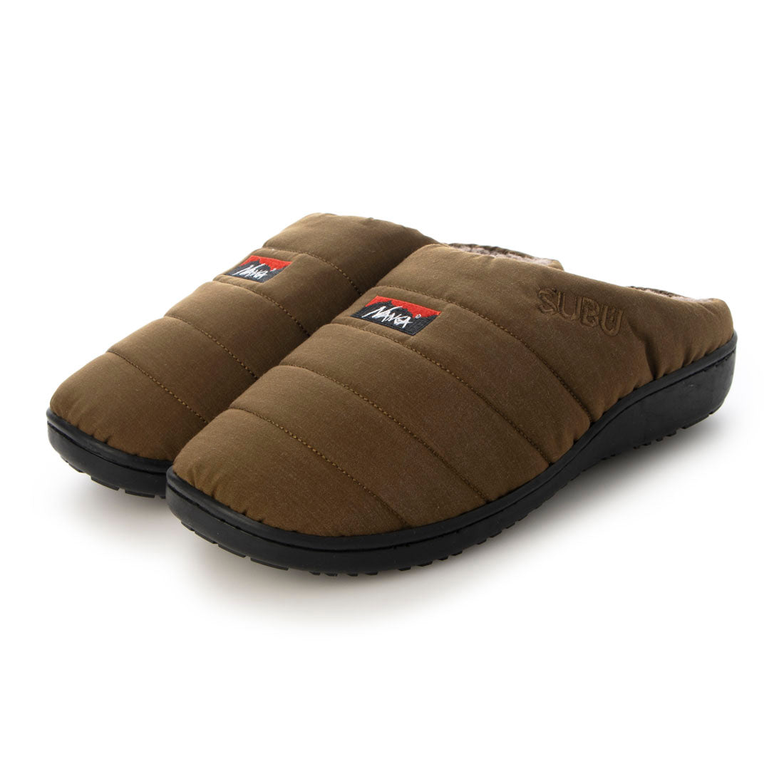 NANGA SUBU NANGA SUBU collaboration TAKIBI fleece-lined winter sandals