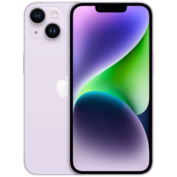 レンタル] Apple iPhone 14 128GB(SIMフリー) パープル - Rentio