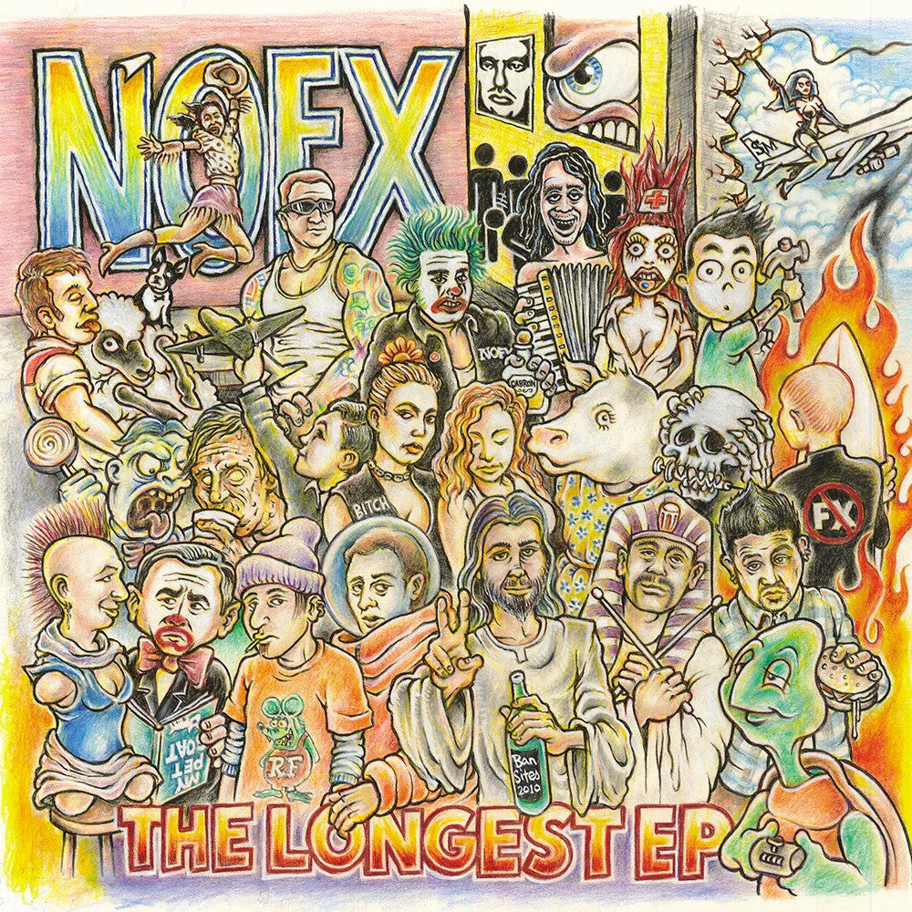 NOFX The Longest EP Vinyl Record & CD – Fat Wreck Chords