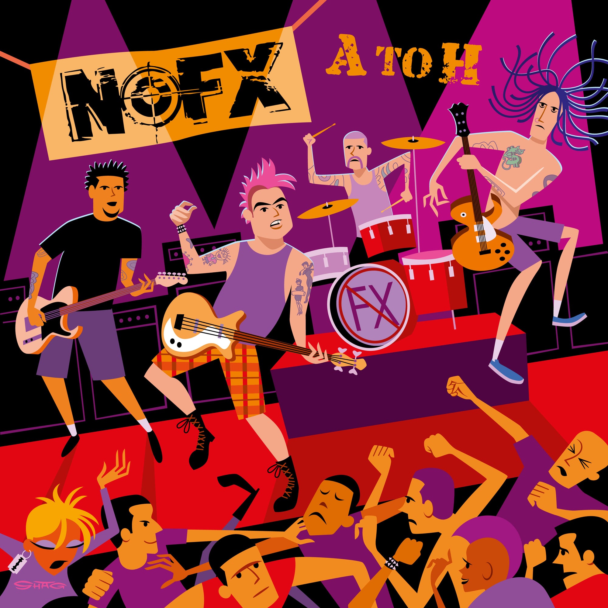 NOFX A to H Vinyl Record – Fat Wreck Chords