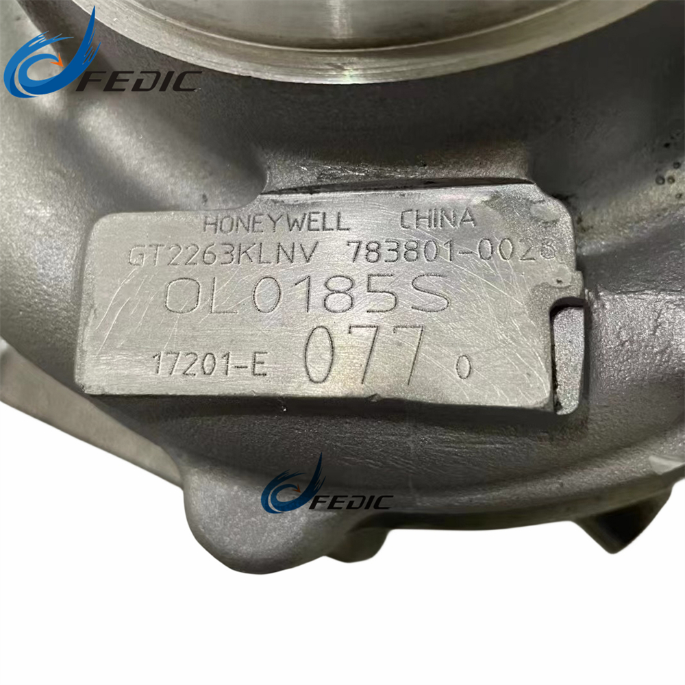 Turbocharger GT2263KLNV 783801 17201-E0770 for Hino XZU6 N04C-US
