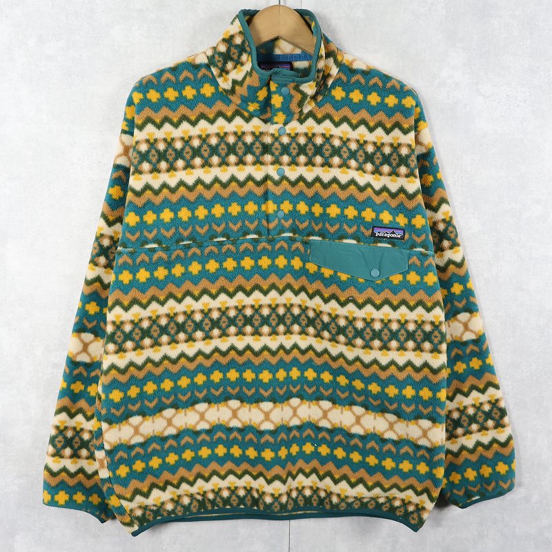 パタゴニア アウトドア 緑 グリーン シンチラ フリースジャケット