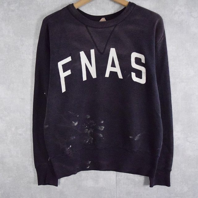 50年代 50s ブレント 茄子紺 ナス紺 ラグランスリーブ 油性ラバー