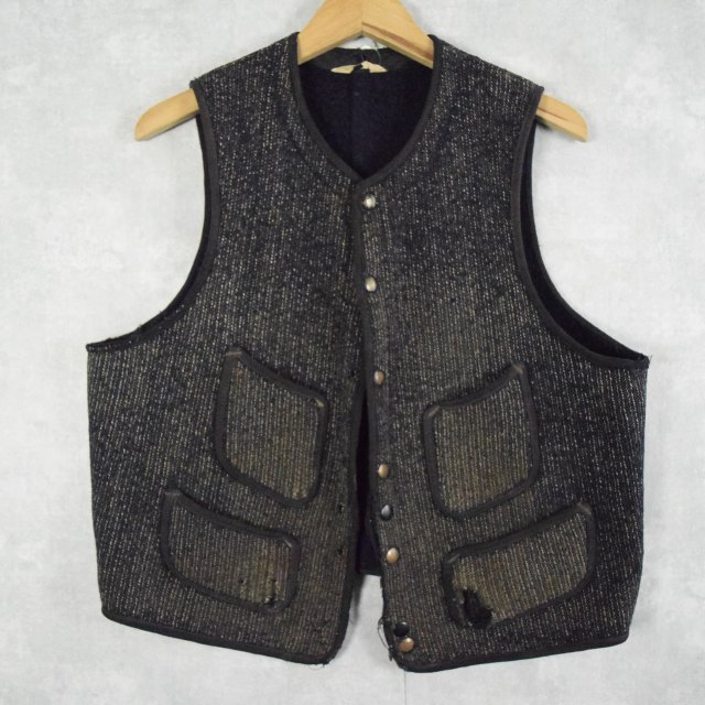 40年代 40s ブラウンズビーチジャケット ゴマ塩 グレー │ヴィテージ